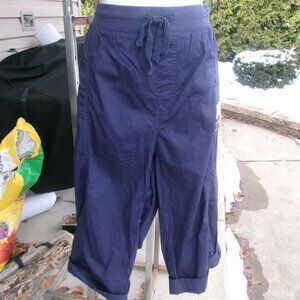 NWT DASH NAVY CAPRI PANTS 2X